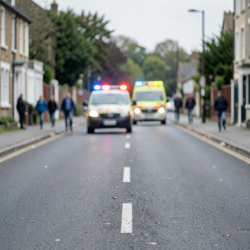 Biker injured in road junction crash taken to hospital